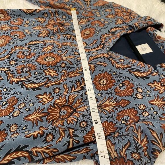 CAbi Provincial Shift Dress in Blue Floral Small 3295 - Picture 4 of 8